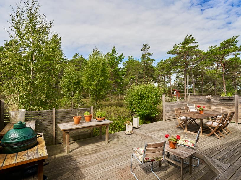 Härlig baksida när vinden och solen ligger rätt